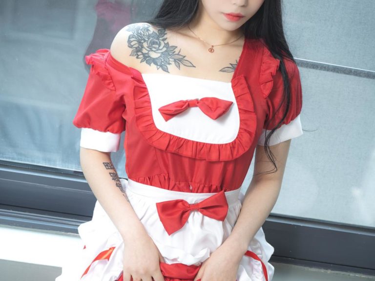 귀여움 연화 빨간옷